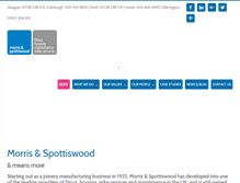 Tablet Screenshot of morrisandspottiswood.co.uk